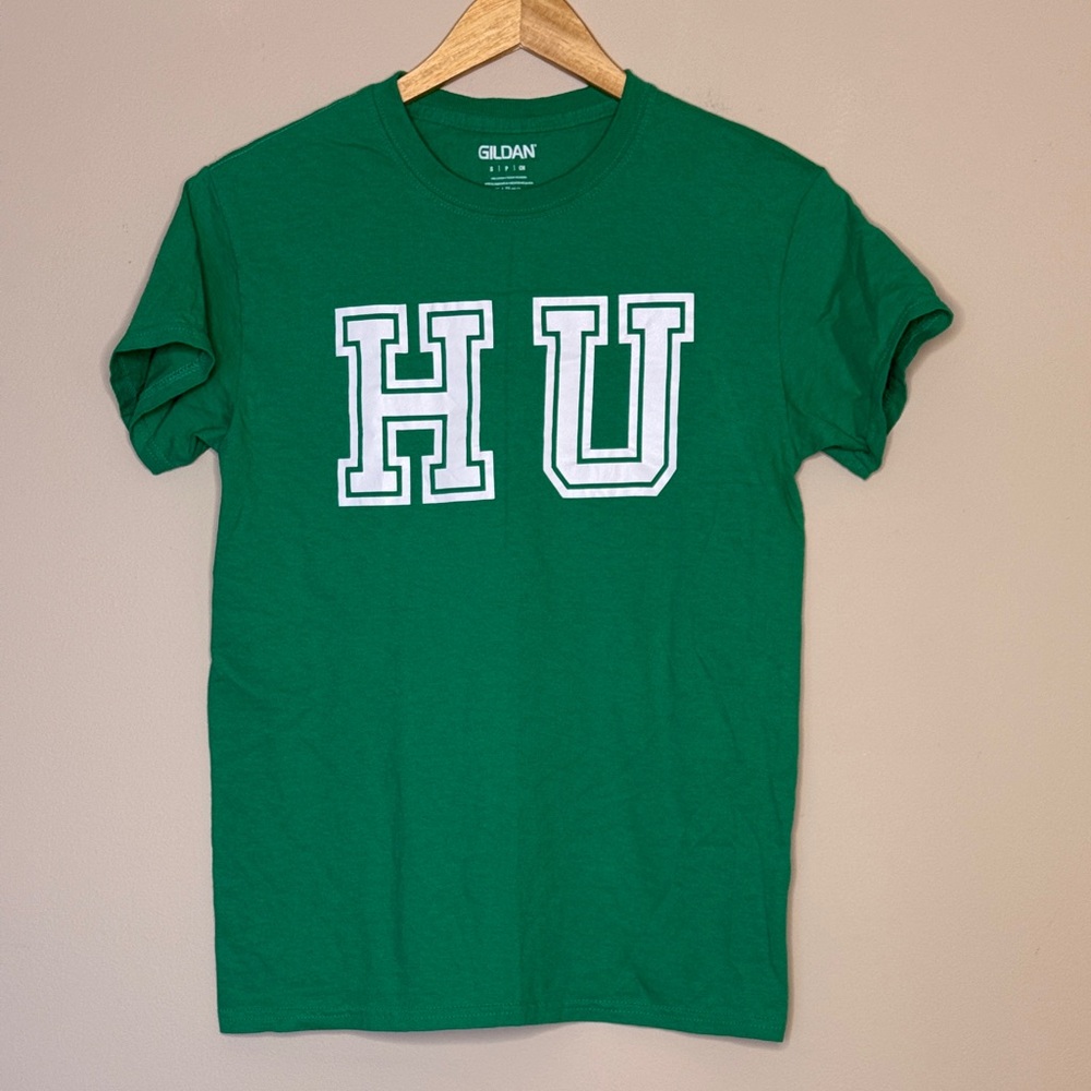 Gildan Green T-Shirt with White Print